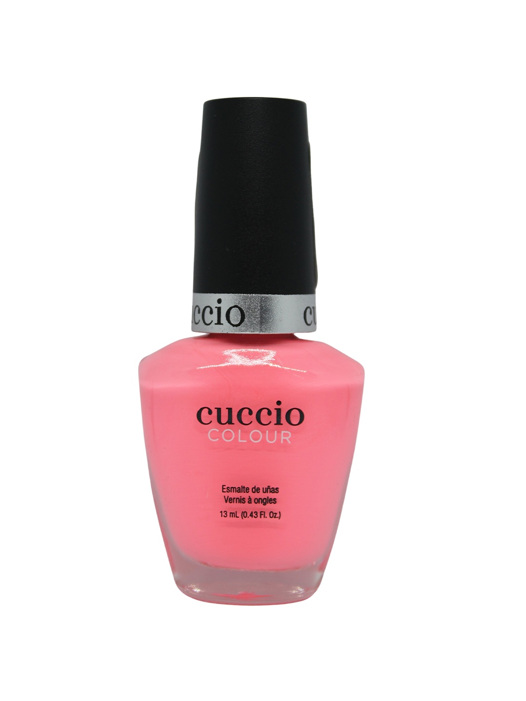 

Cuccio Colour Long Lasting Glossy Nail Polish - Once in a Lifetime 25 Free Formula 13 ml, Coral