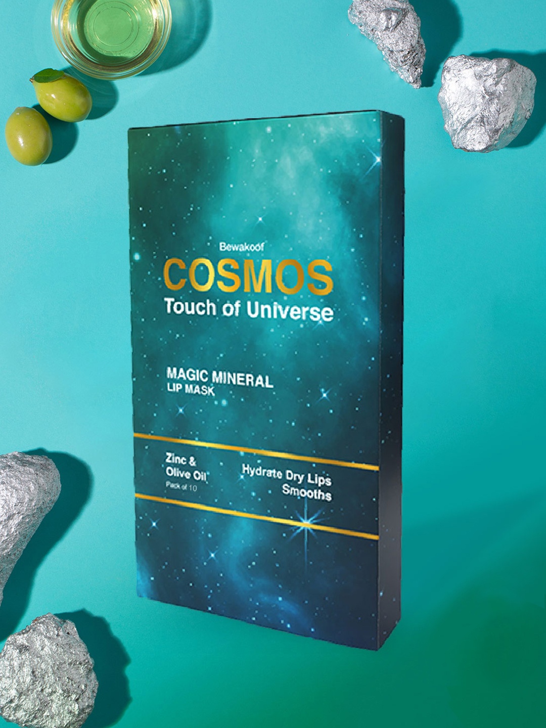 

BEWAKOOF COSMOS Set of 10 Magic Mineral Lip Mask - Zinc & Olive Oil, White