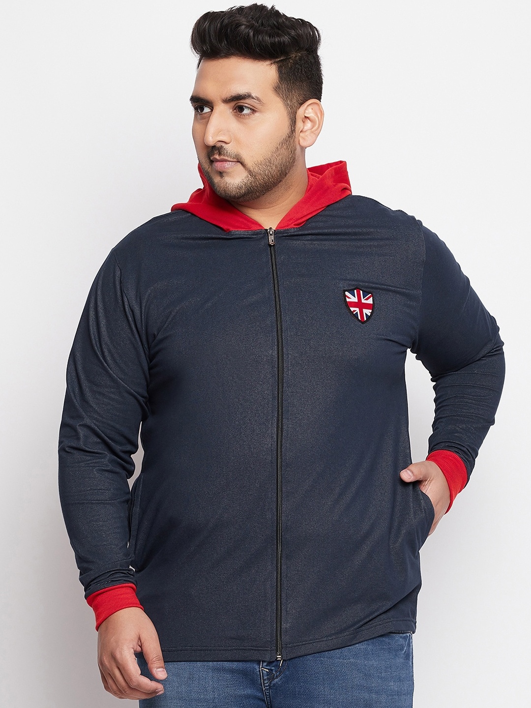 

bigbanana Men Navy Blue Sweatshirt