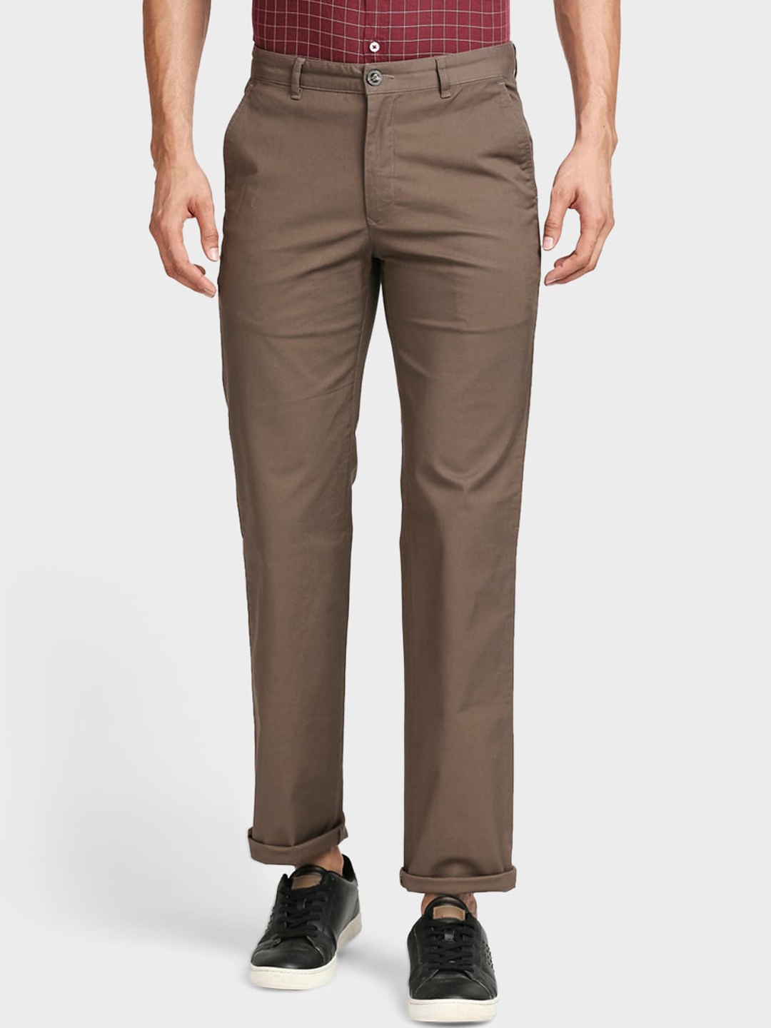 

ColorPlus Men Brown Trousers