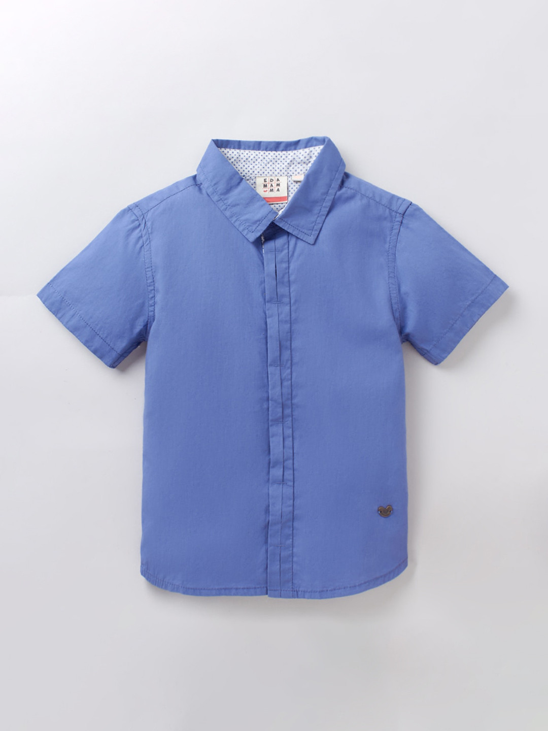 

Ed-a-Mamma Boys Blue Premium Opaque Casual Shirt