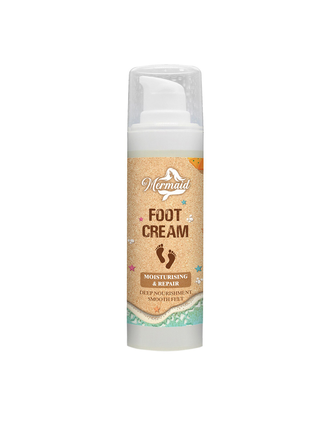 

Mermaid Foot Cream, with Shea Butter & Cocoa Butter - 30 g, White