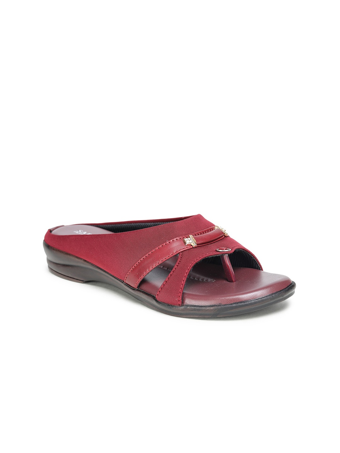 

SAPATOS Maroon Comfort Sandals