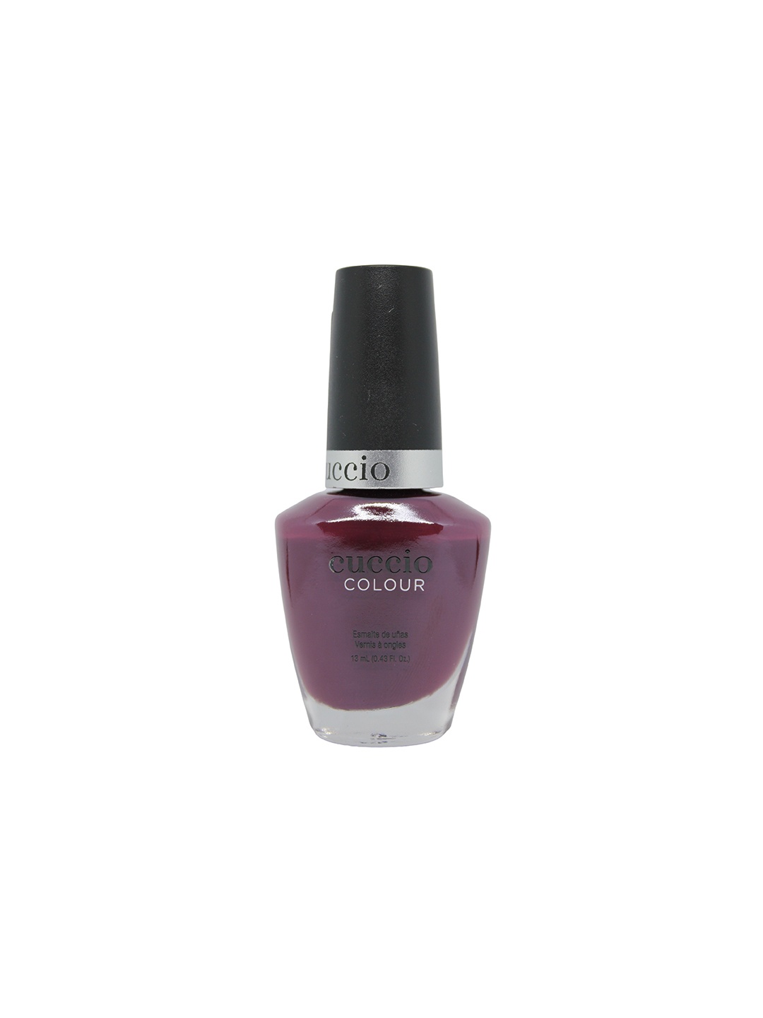 

Cuccio Colour Long Lasting Glossy Nail Polish - Laying Around 25-Free Formula 13 ml, Maroon