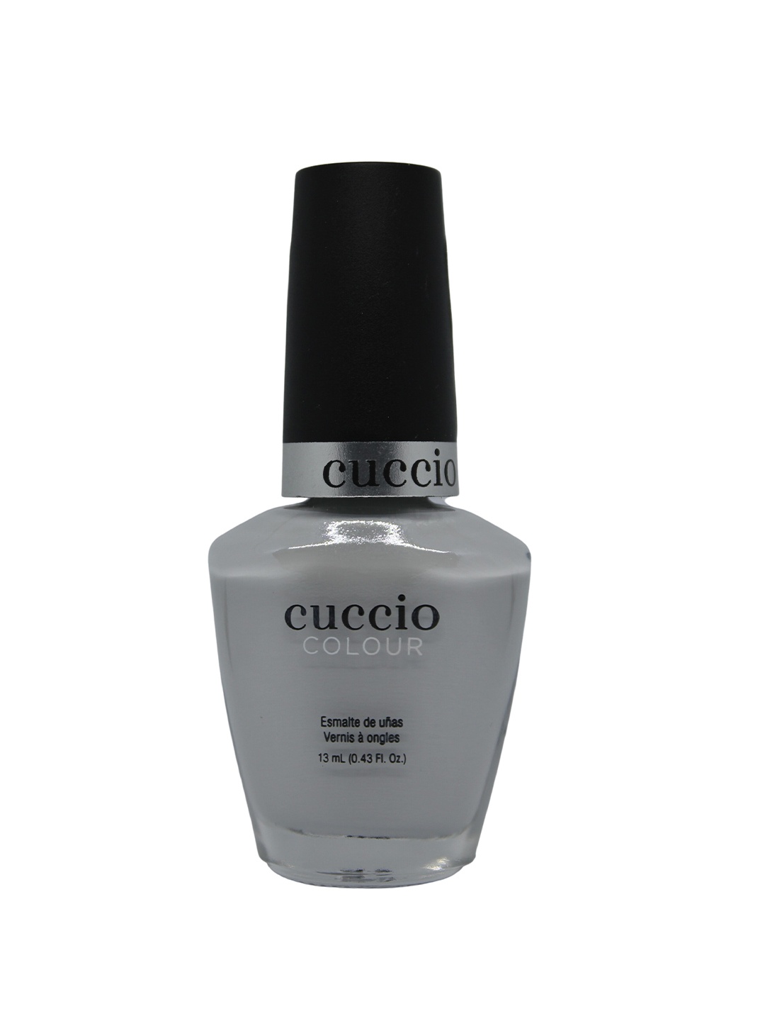 

Cuccio Colour Glossy Parben Free Nail Polish - Wind In My Hair 25-Free Formula 13 ml, Grey melange