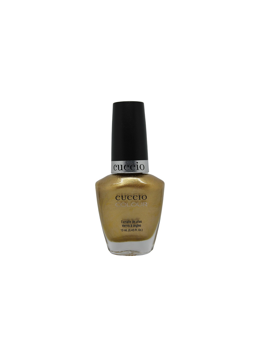 

Cuccio Colour Glossy Nail Polish - Backstage Pass 25 Free Formula 13 ml, Gold
