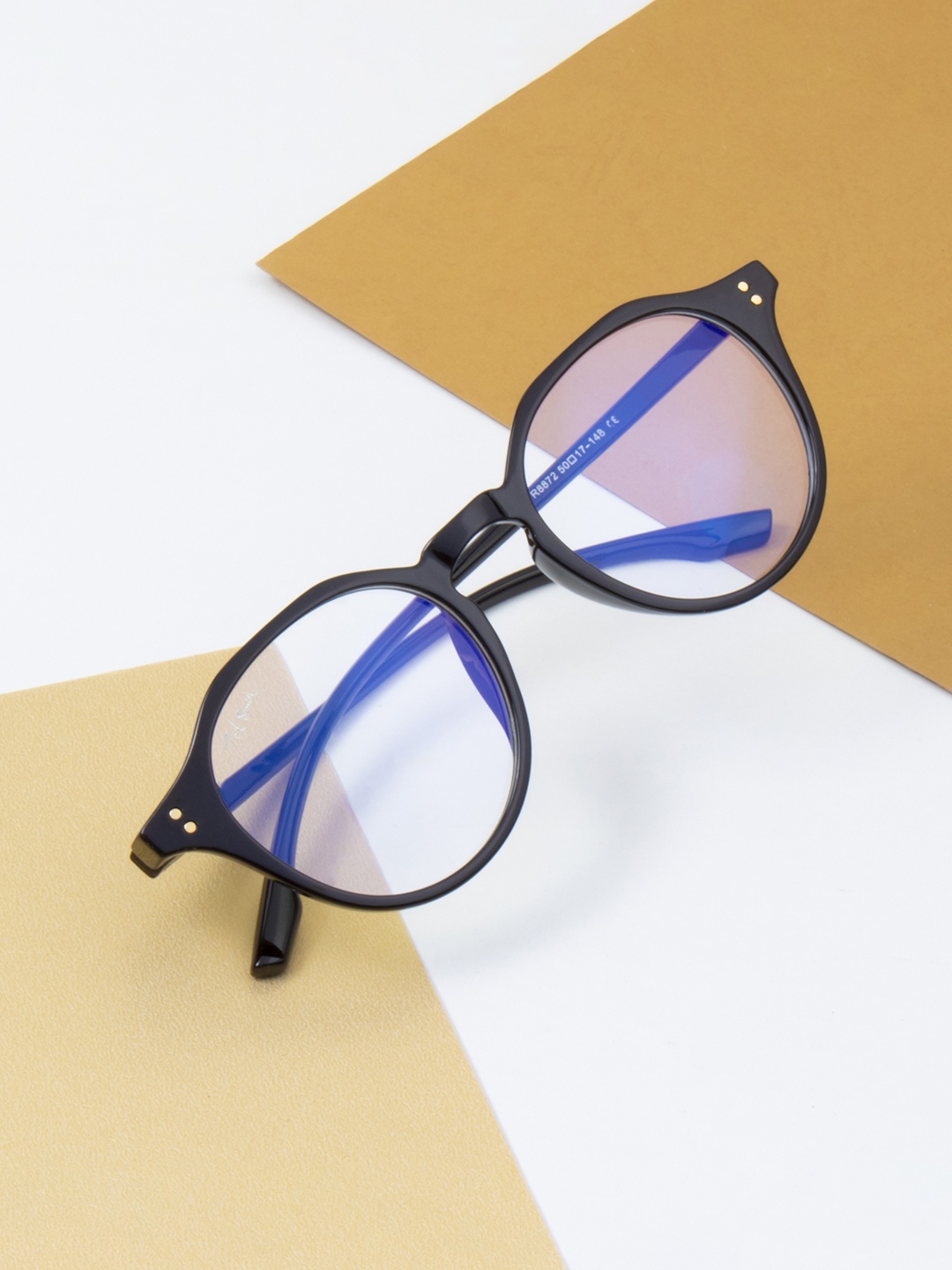 

Ted Smith Unisex Black Full Rim Round Frames TSI8872_BLK