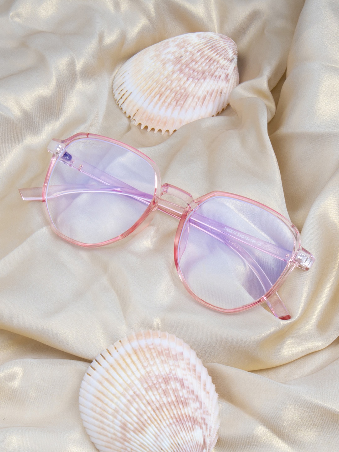 

Ted Smith Unisex Pink Full Rim Round Frames TSI8873_PINK