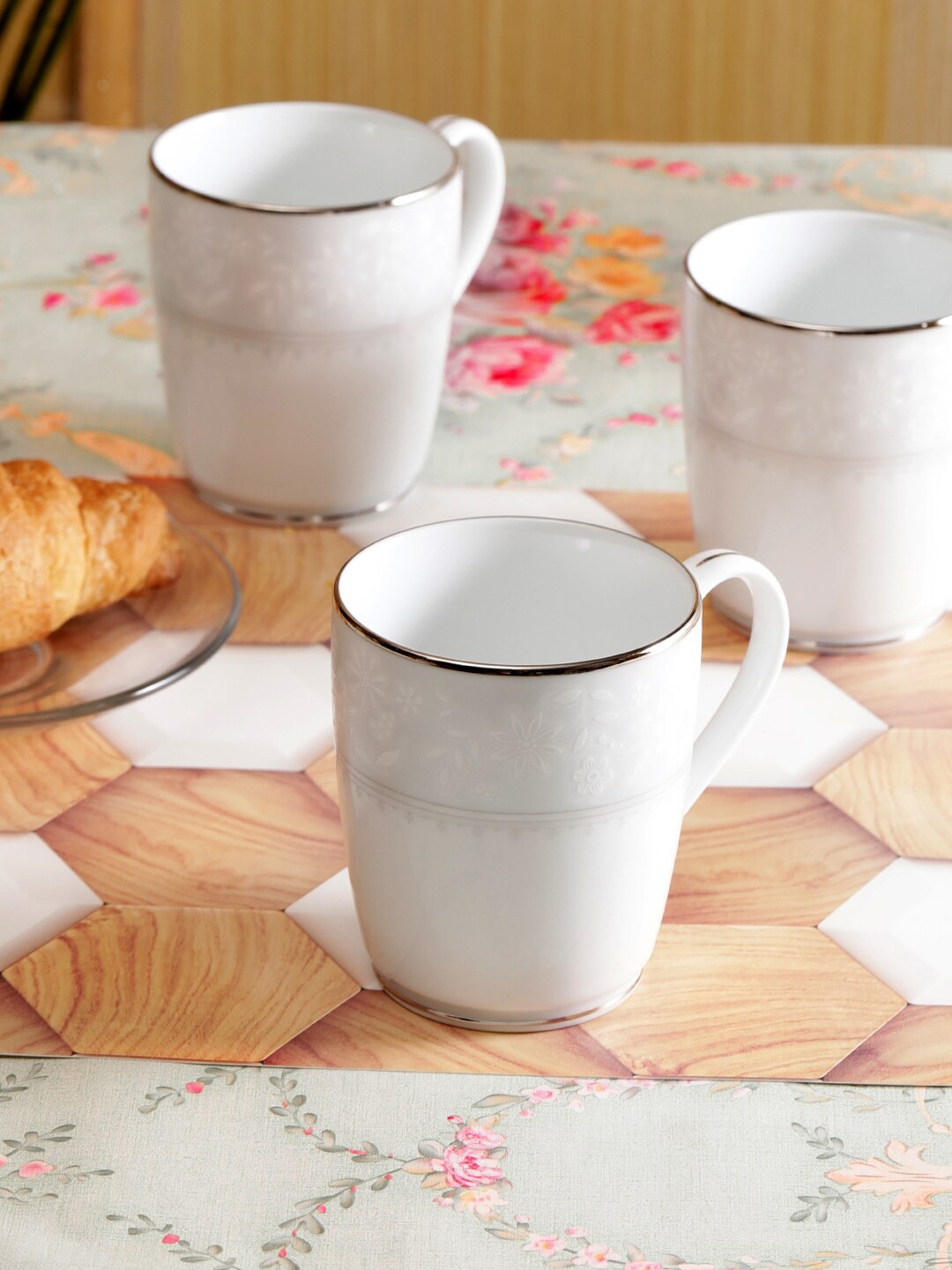 

Noritake Hearth Collection Winter Sonata 6 Pcs Coffee Mug, White