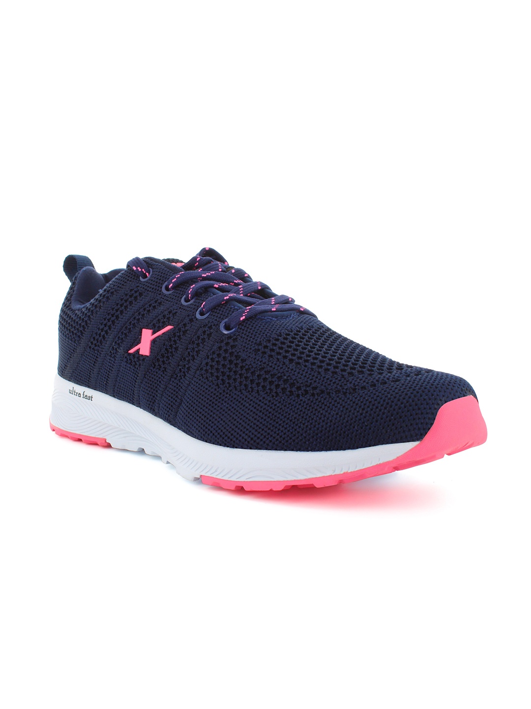 

Sparx Women Navy Blue Mesh Running Non-Marking Sports Shoes