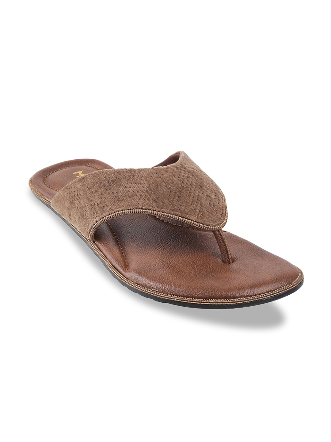

Mochi Men Brown Comfort Sandals