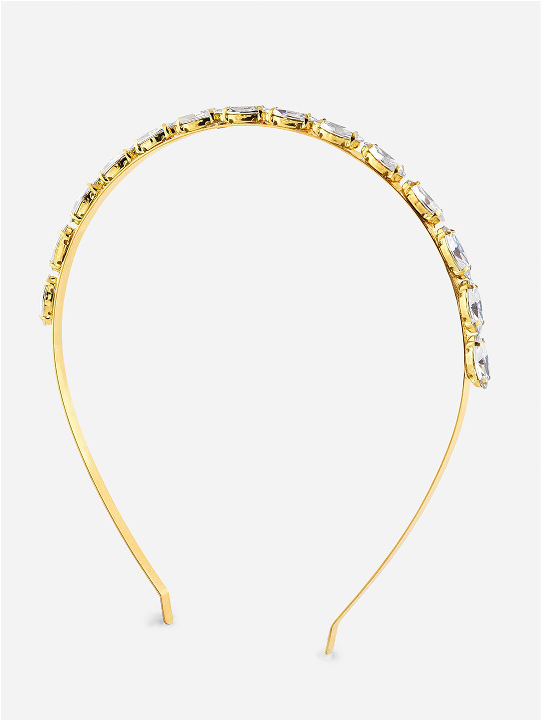 

Toniq Kids Girls Gold & White Sparkling Stone Embellished Hairband