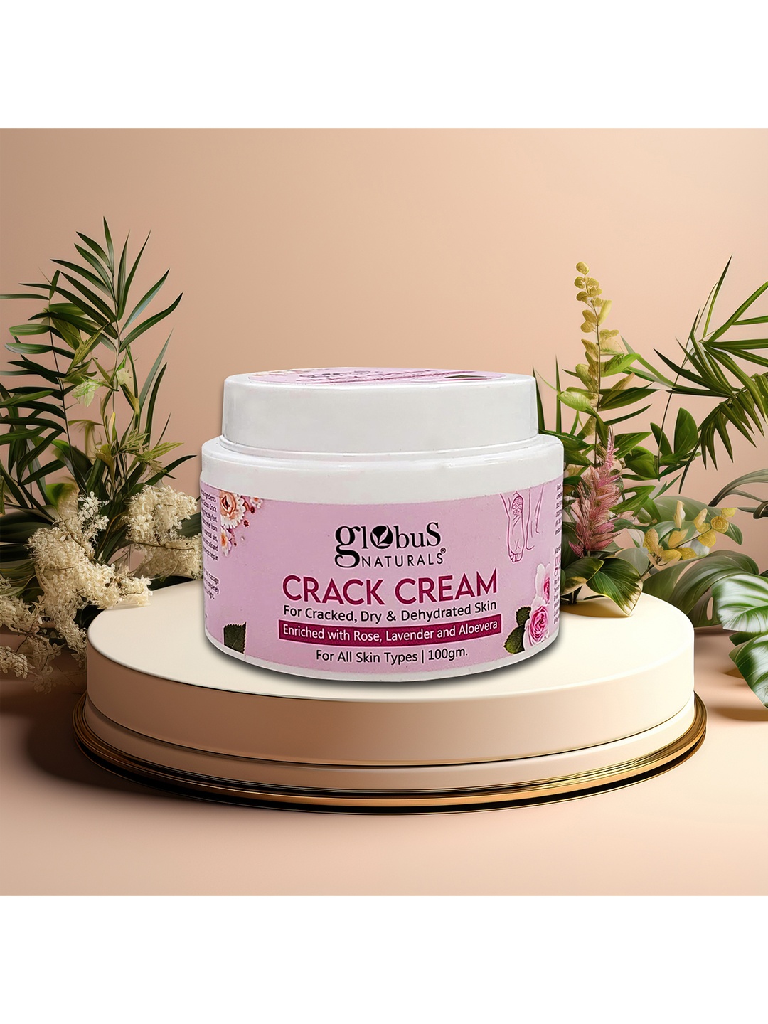 

Globus naturals Dry Cracked Heels & Feet Crack Cream 100g, Pink