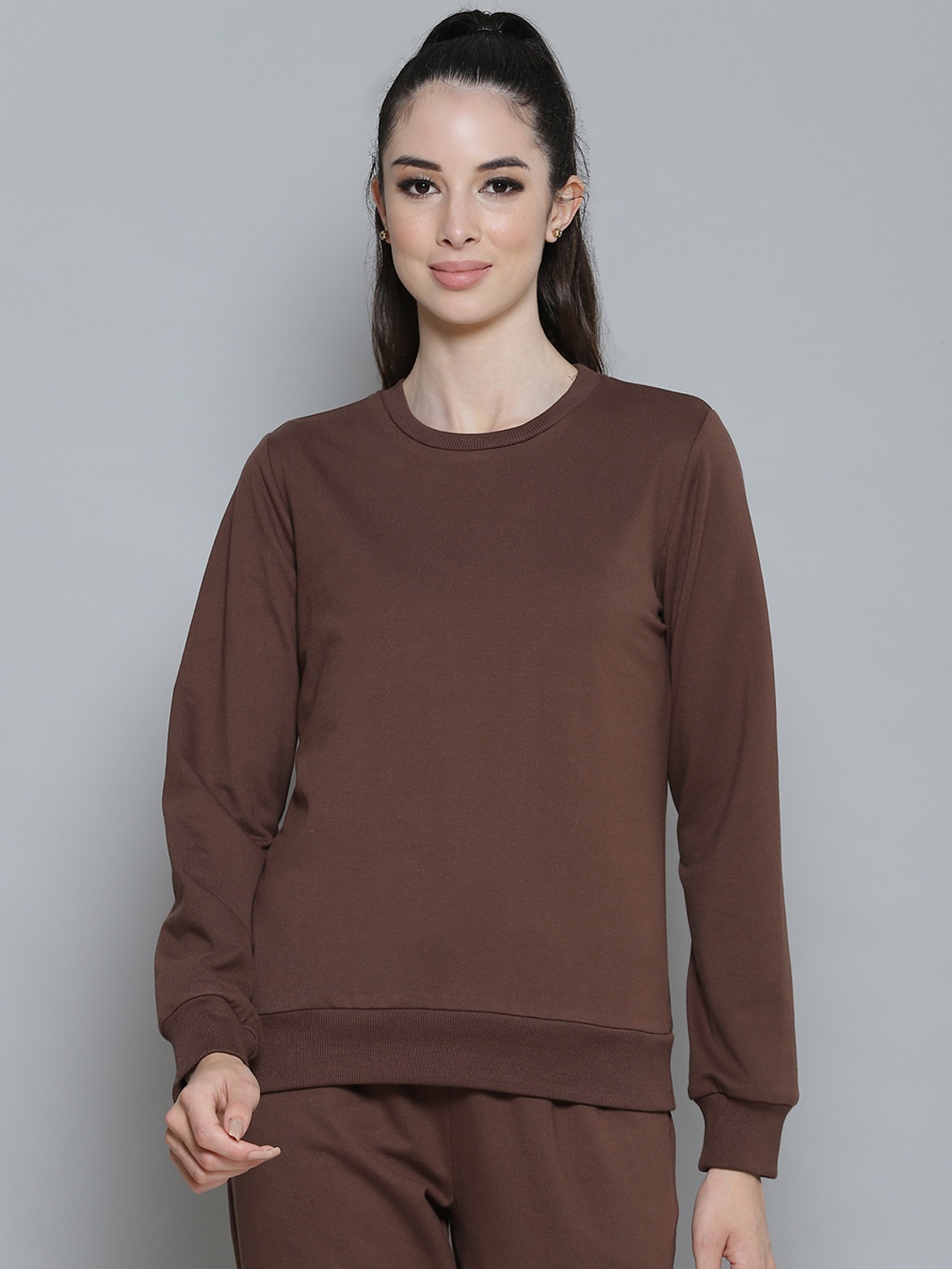 

Femella Women Brown Sweatshirt