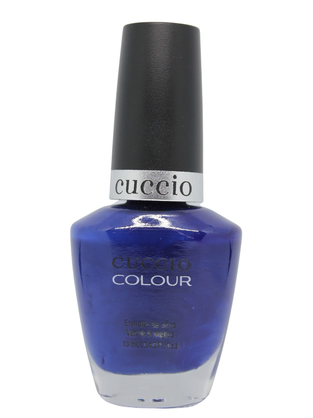 

Cuccio Colour Long Lasting Glossy Nail Polish - Lauren BluCall 25 Free Formula 13 ml, Navy blue