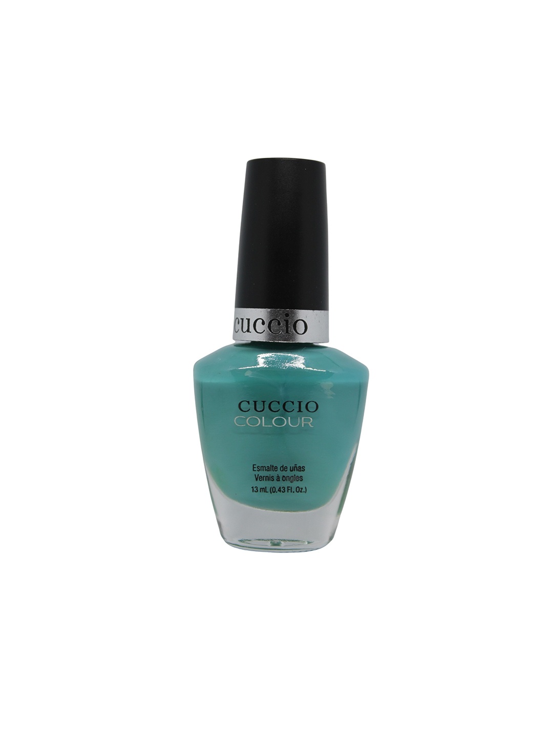

Cuccio Colour Long Lasting Glossy Nail Polish - Who Dunn It 25 Free Formula 13 ml, Sea green