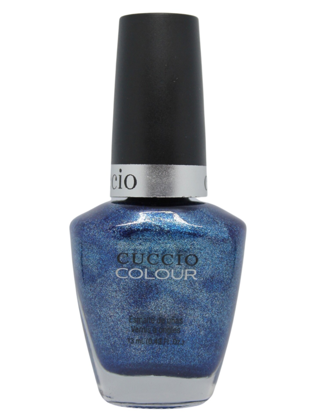 

Cuccio Colour Long Lasting Glossy Nail Polish - Private Eye 25 Free Formula 13 ml, Navy blue