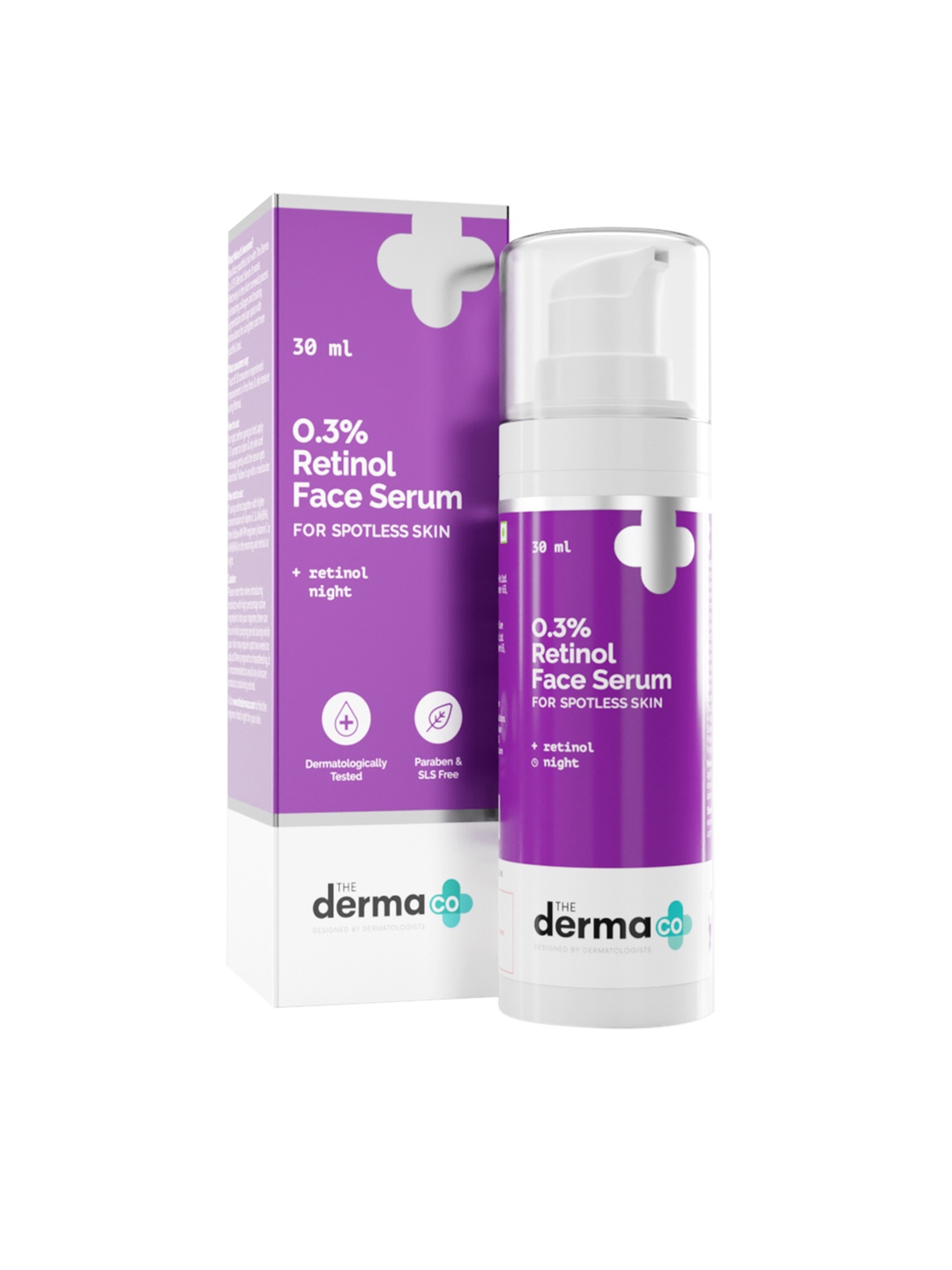 

The Derma co. 0.3% Retinol Face Serum for Younger-Looking & Spotless Skin - 30ml, White
