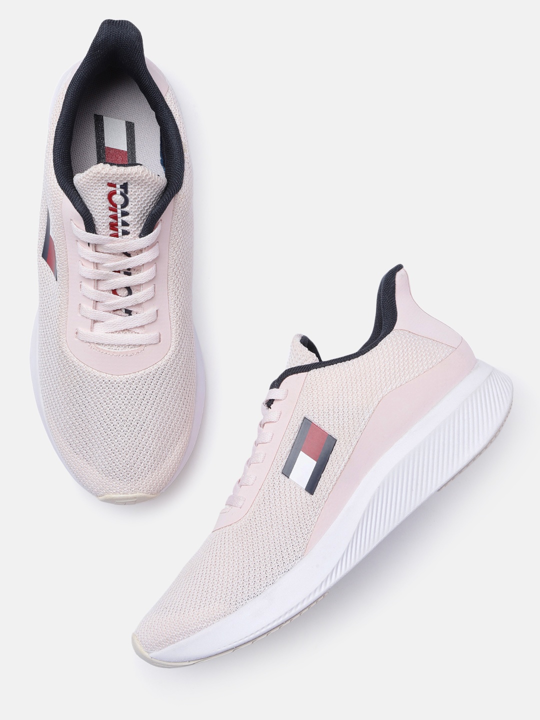 

Tommy Hilfiger Women Pink Woven Design TS SPORT 1D Sneakers