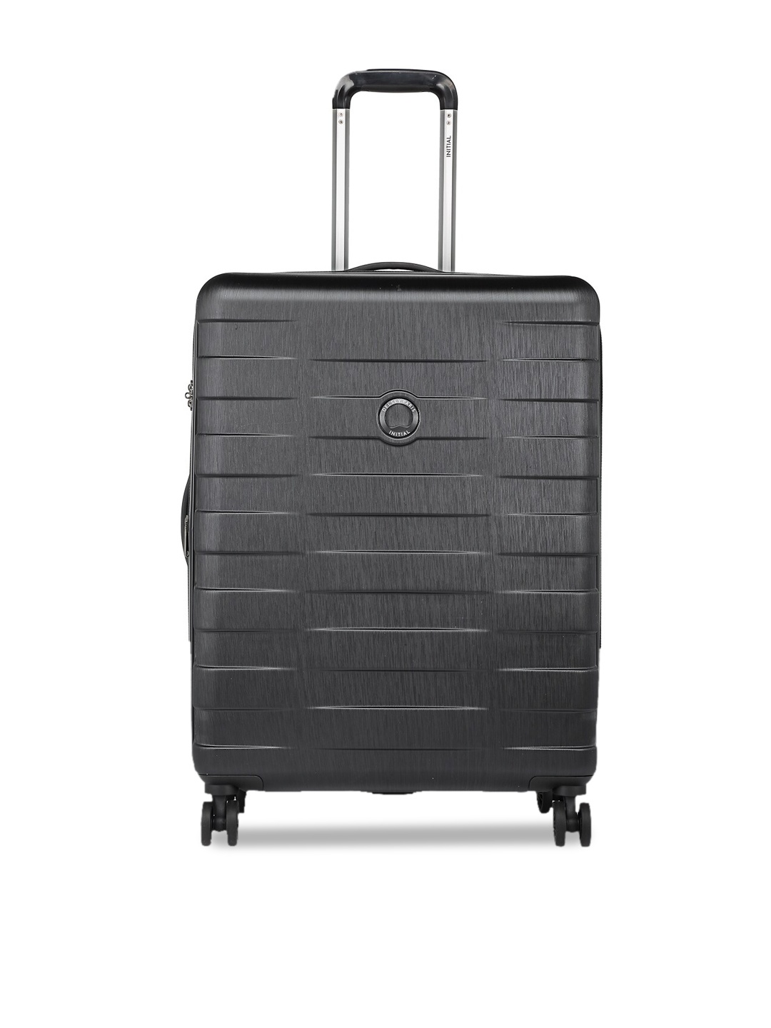 

DELSEY Quito Textured Hard Expandable Medium Trolley Suitcase - 66 cm, Black