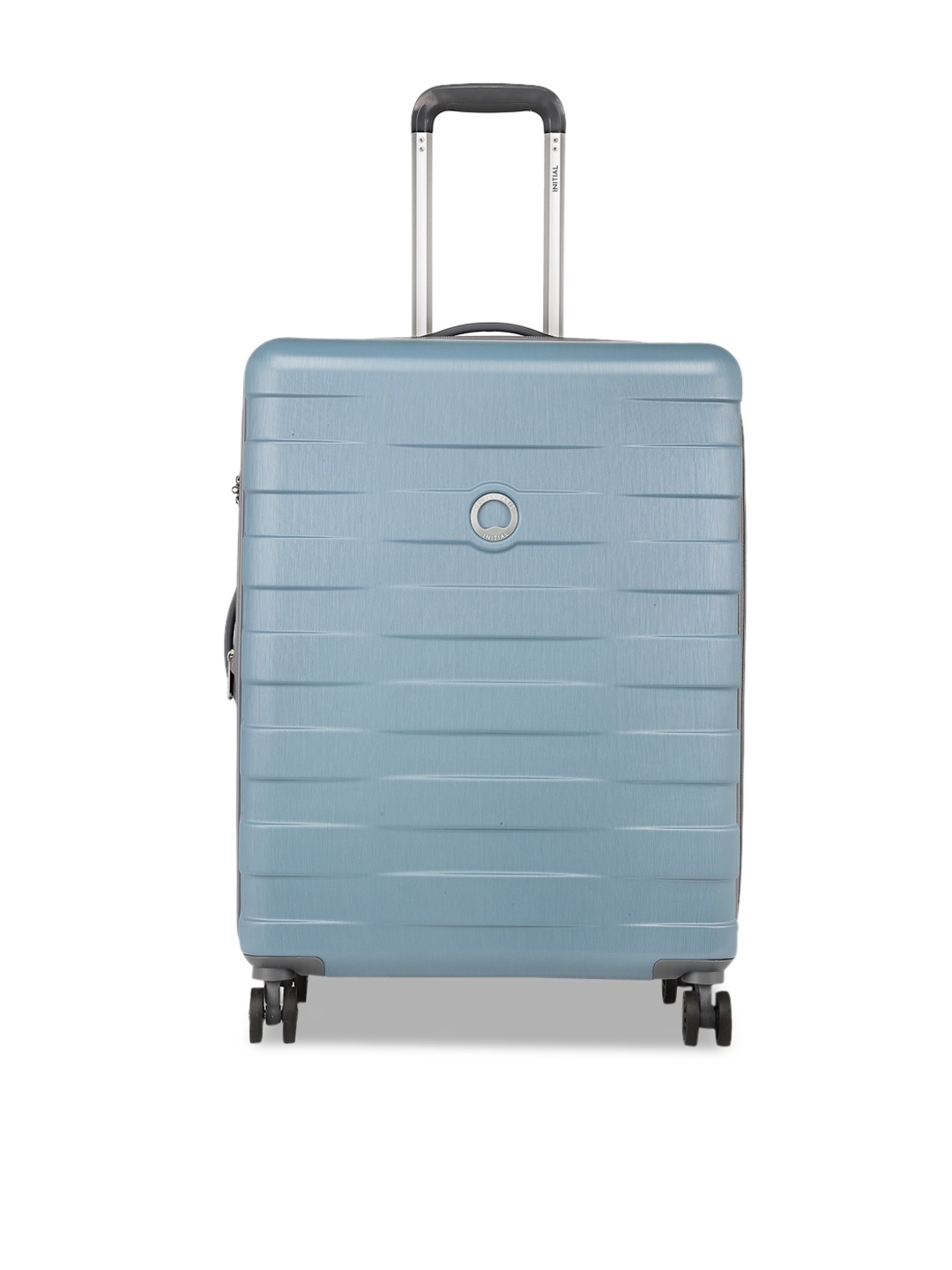 

DELSEY Quito Textured Hard Expandable Medium Trolley Suitcase - 55cm, Blue