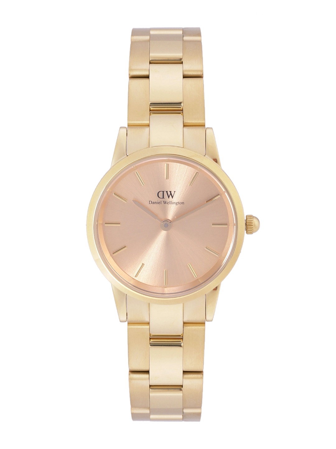 

Daniel Wellington Women Gold-Toned Iconic Link Analogue Watch DW00100403