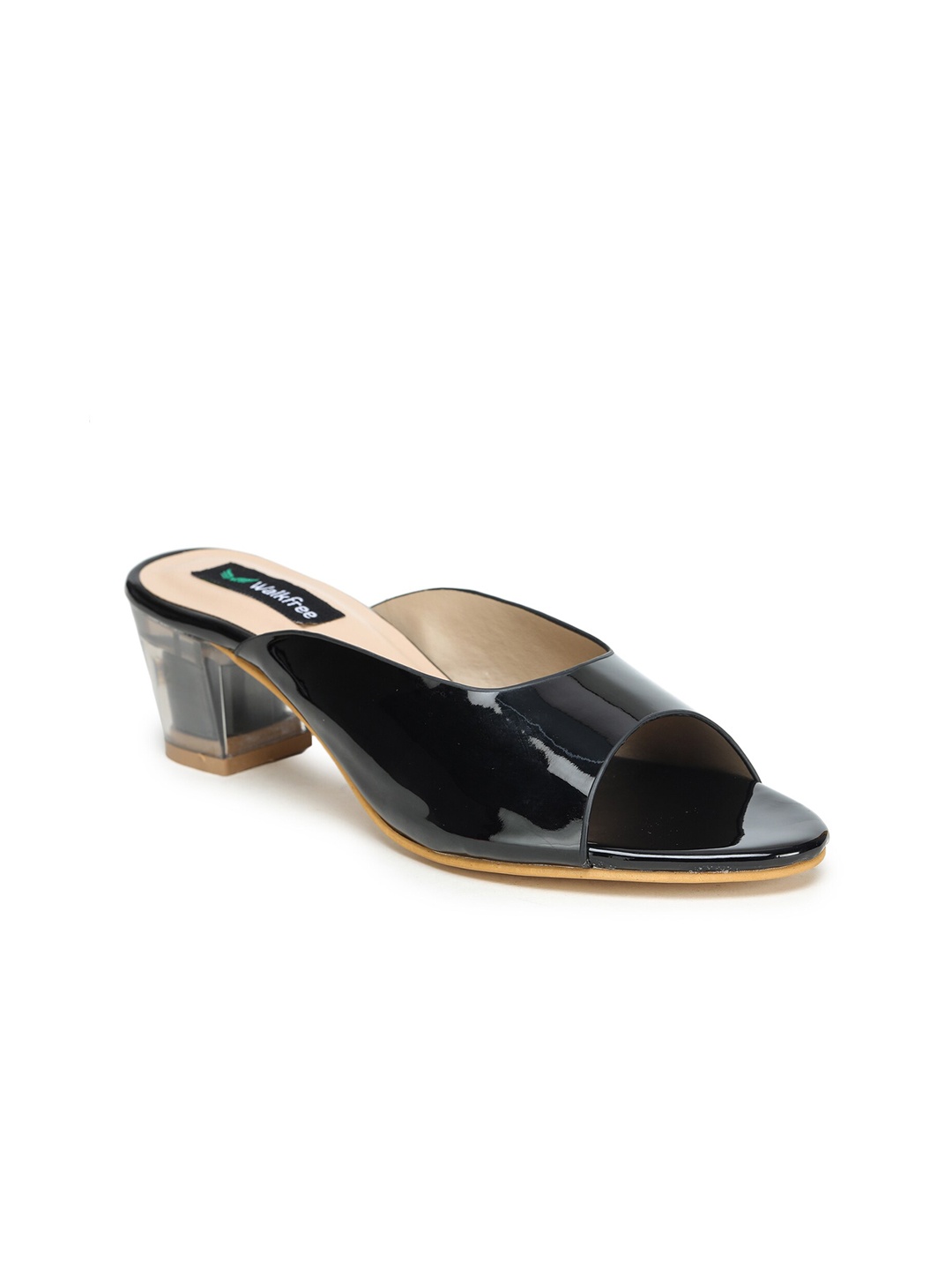 

Walkfree Woman Black Block Mules