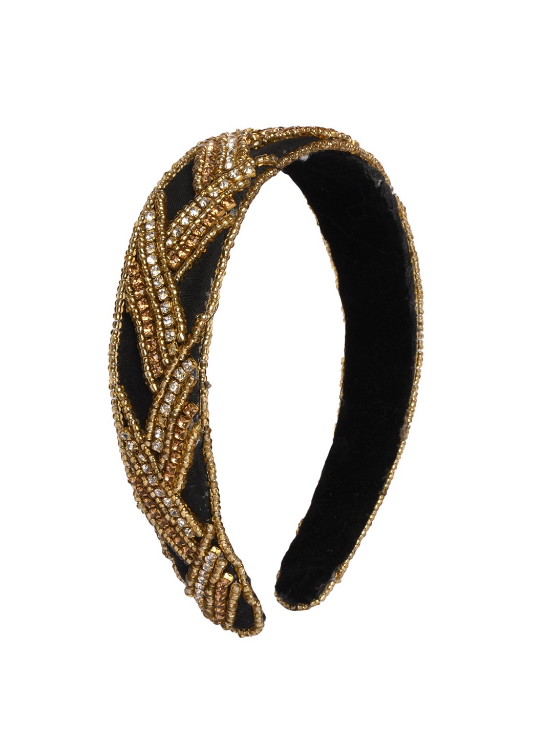 

Bella Moda Women Brown Embellished Hairband