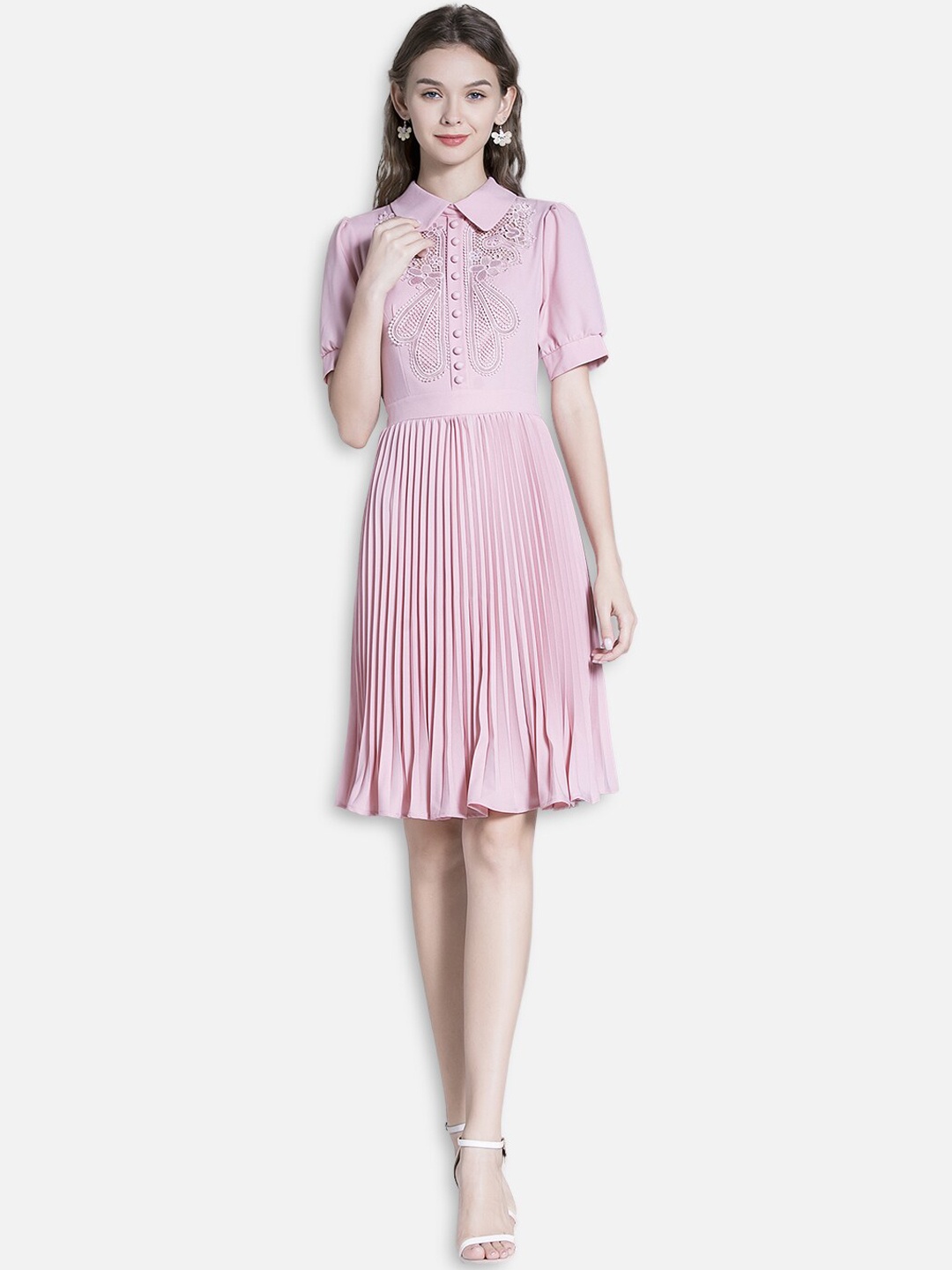 

JC Collection Pink Shirt Dress