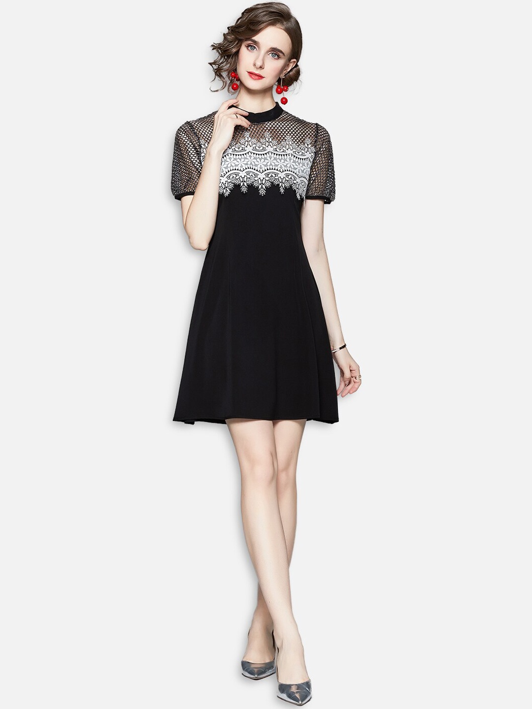 

JC Collection Woman Black Mini Dress