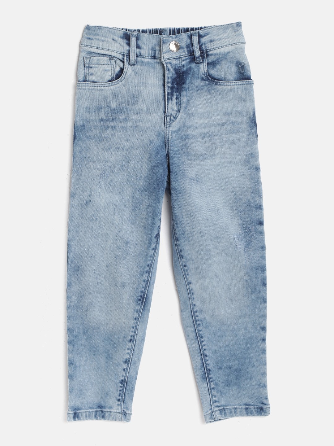 

Gini and Jony Girls Blue Light Fade Stretchable Jeans