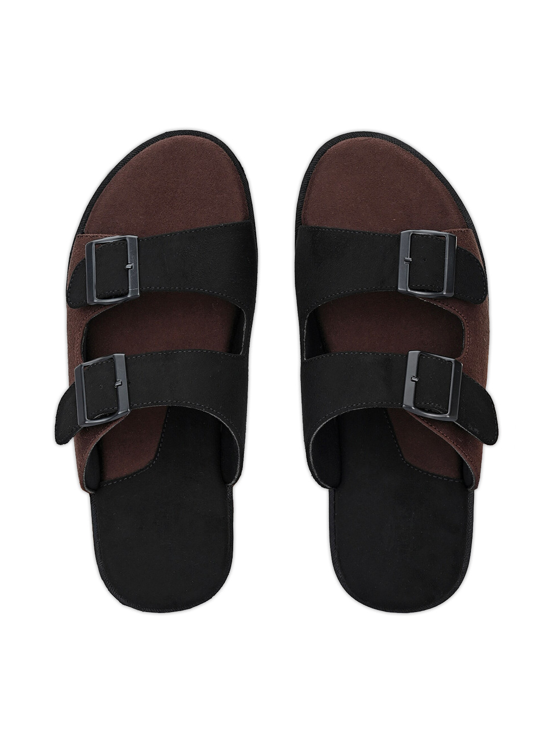 

EXTRIMOS Men Brown & Black Slip-On