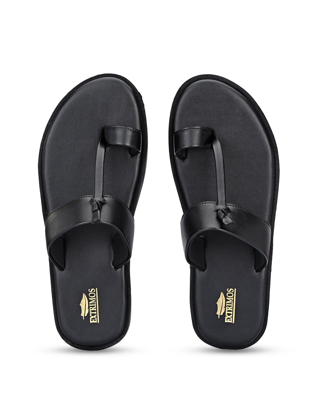 

EXTRIMOS Men Black Slip-On