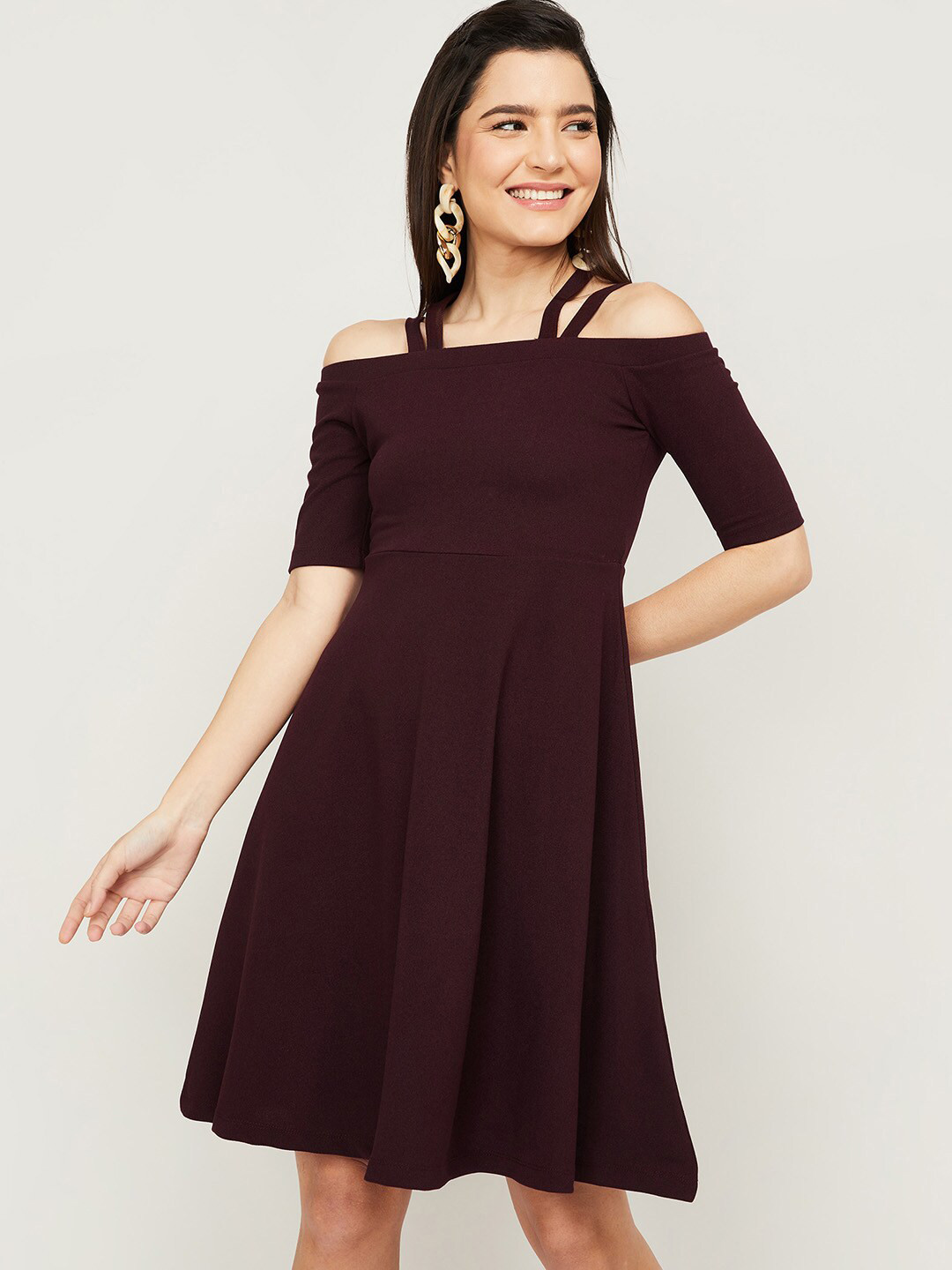 

CODE by Lifestyle Burgundy Dress
