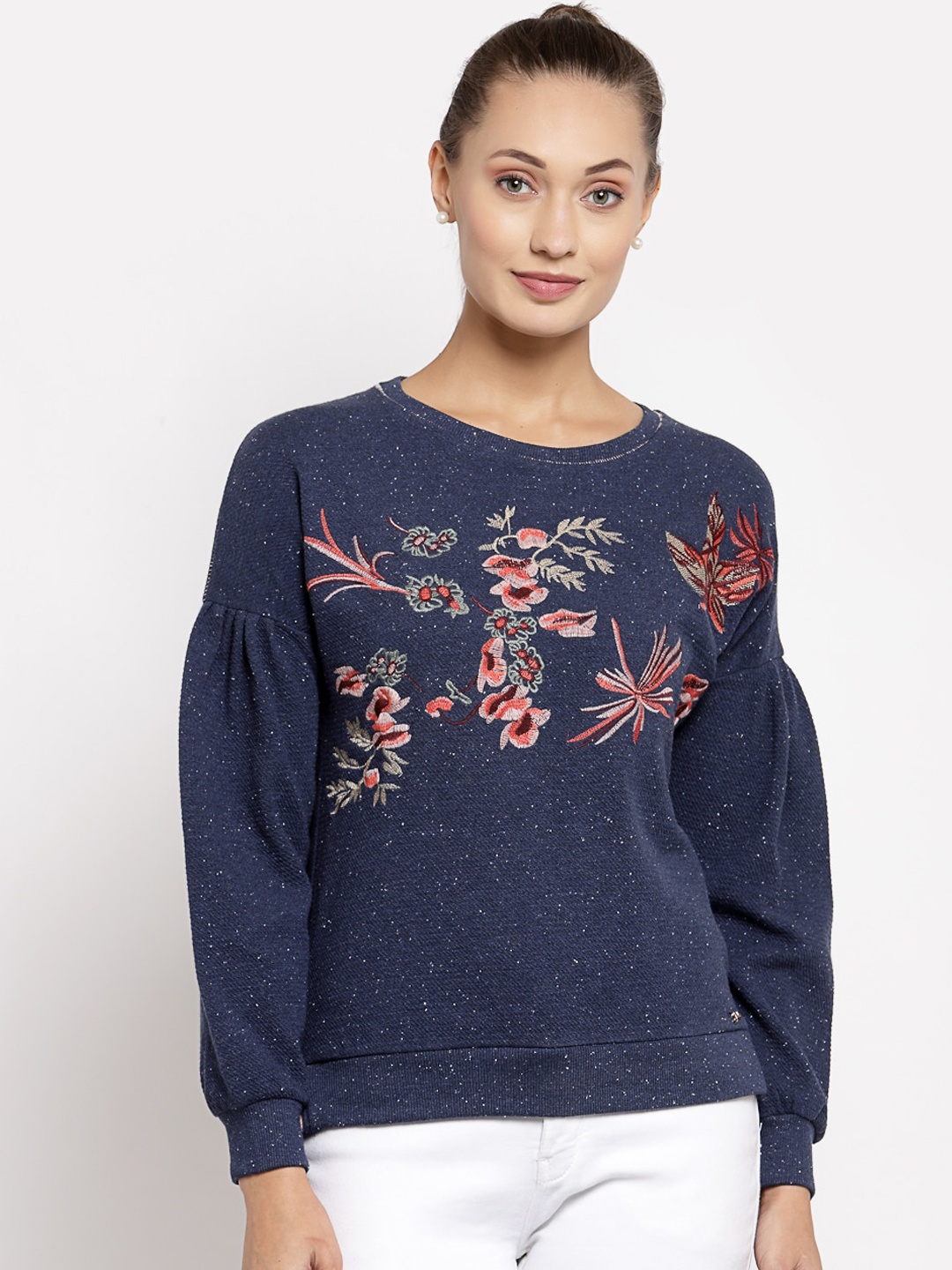 

Juelle Women Navy Blue Sweatshirt