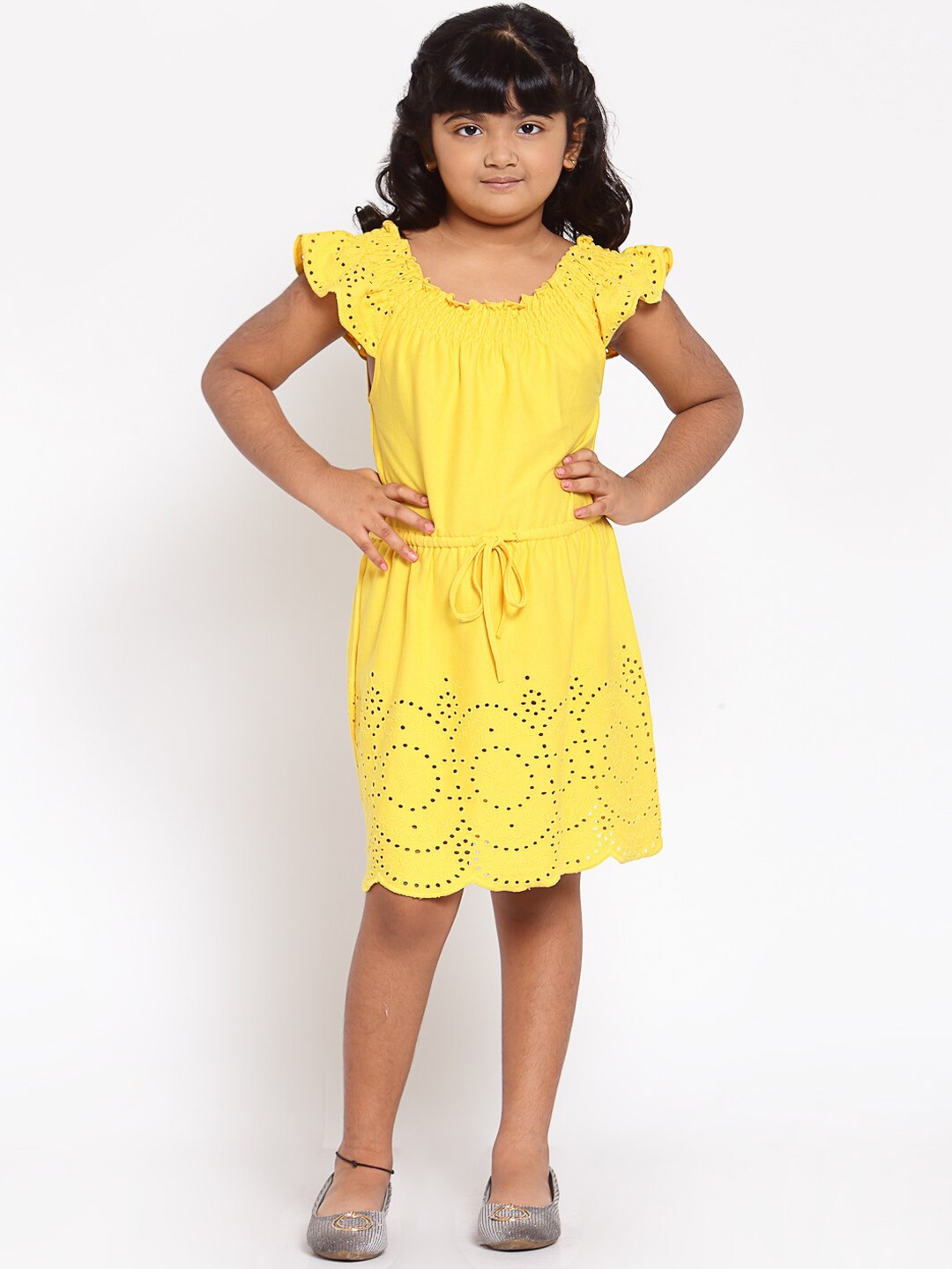 

NYNSH Girls Yellow Dress