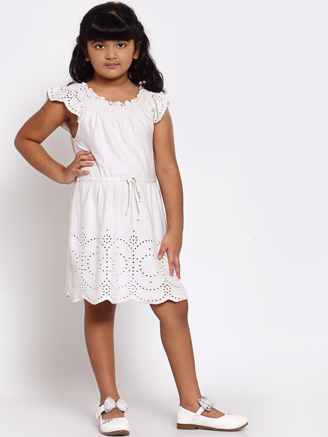 

NYNSH Off White A-Line Dress