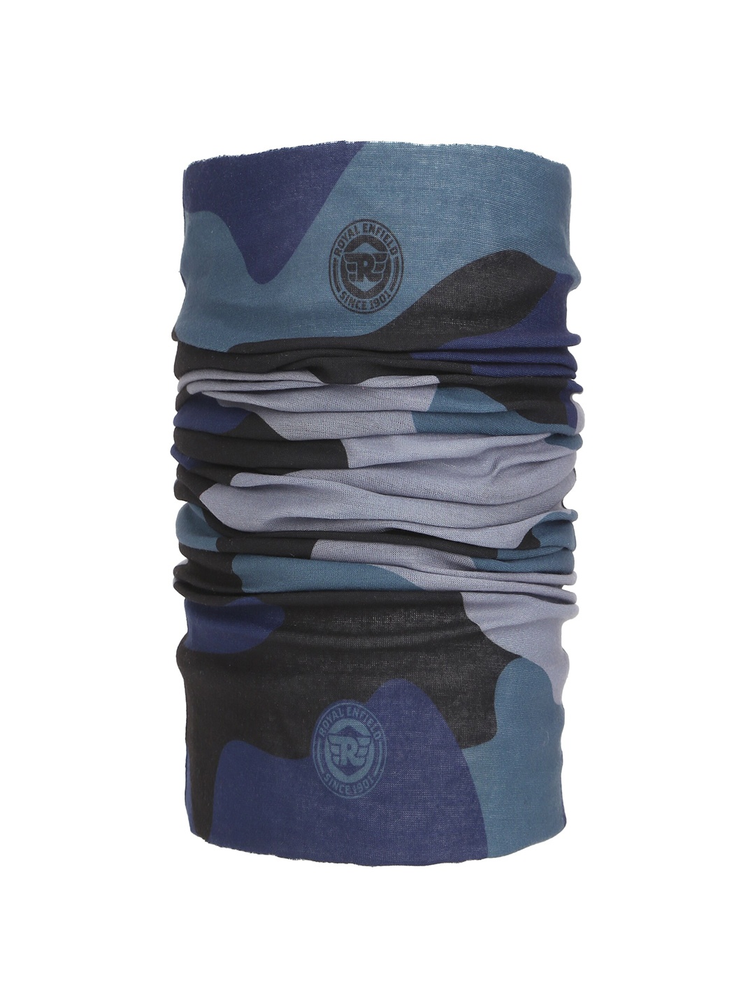 

Royal Enfield Unisex Blue & Grey Printed Balaclava