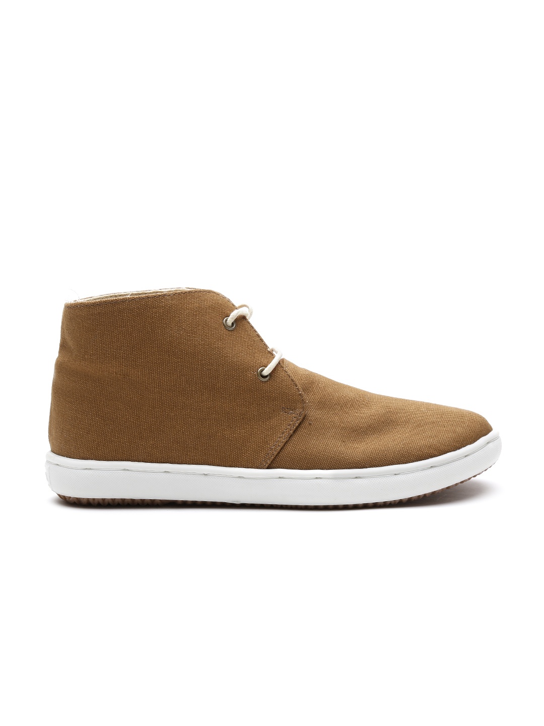 

Carlton London Women Brown Solid Mid-Top Sneakers