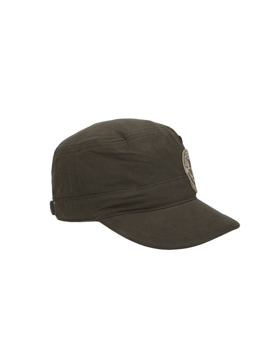 

Royal Enfield Unisex Olive Green & White Self-Design Baseball Cap