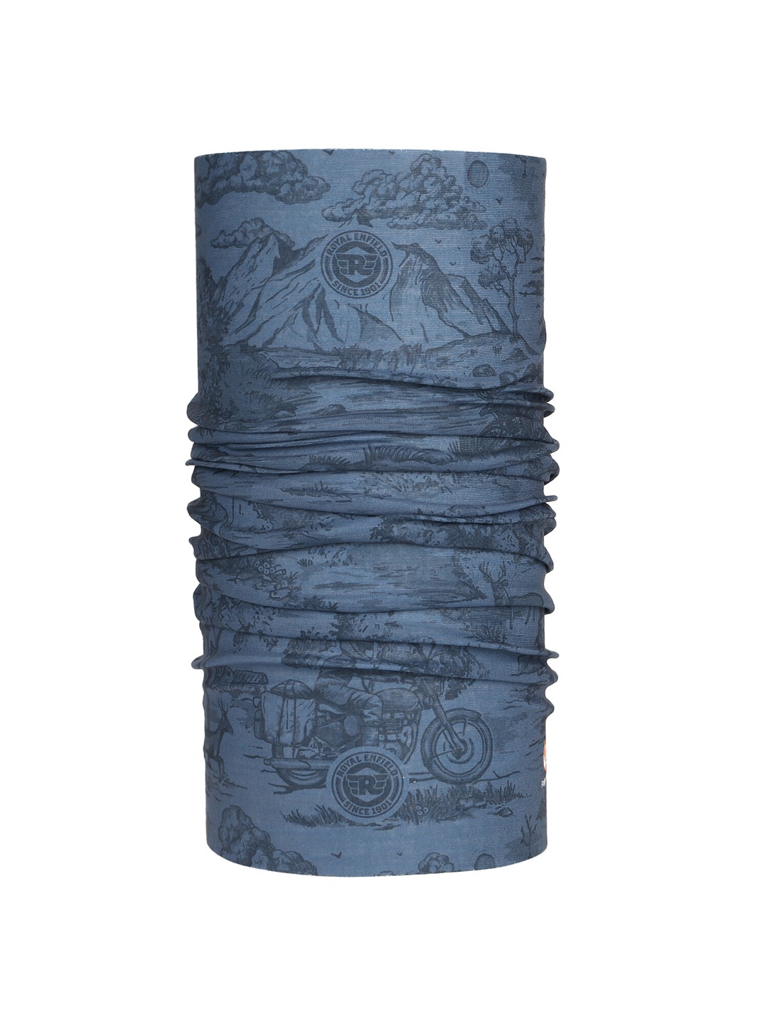 

Royal Enfield Unisex Blue & Grey Printed Balaclava Caps