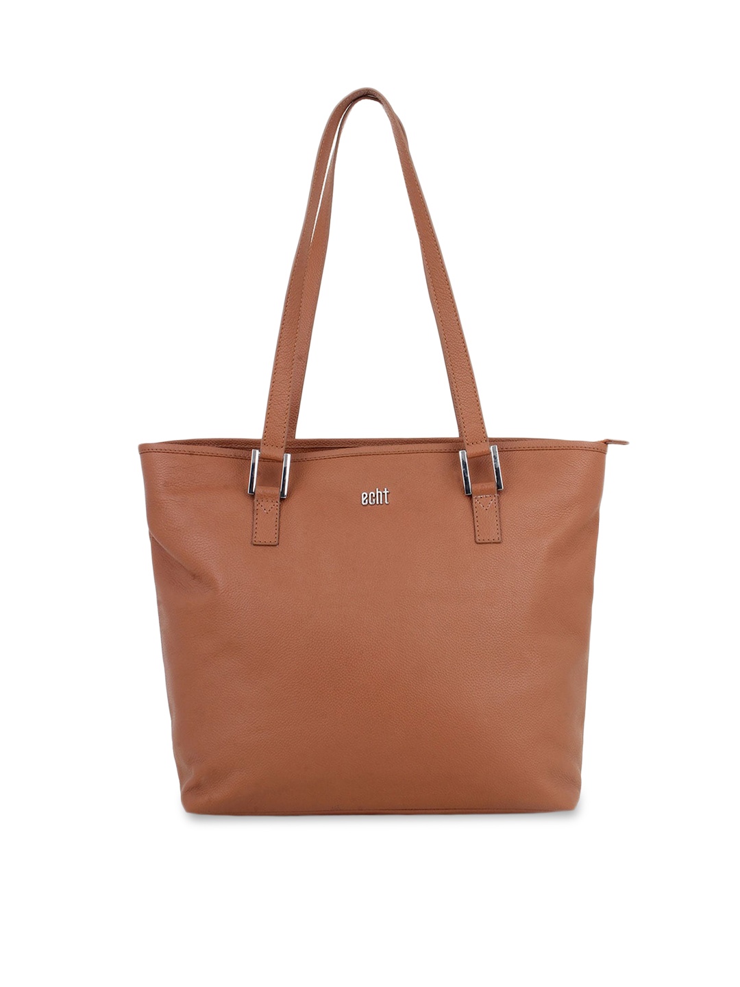 

echt Women Brown Leather Structured Shoulder Bag
