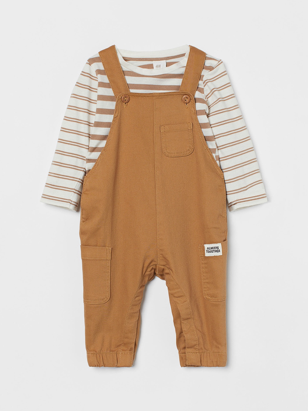 

H&M Boys Beige & White 2-Piece Set