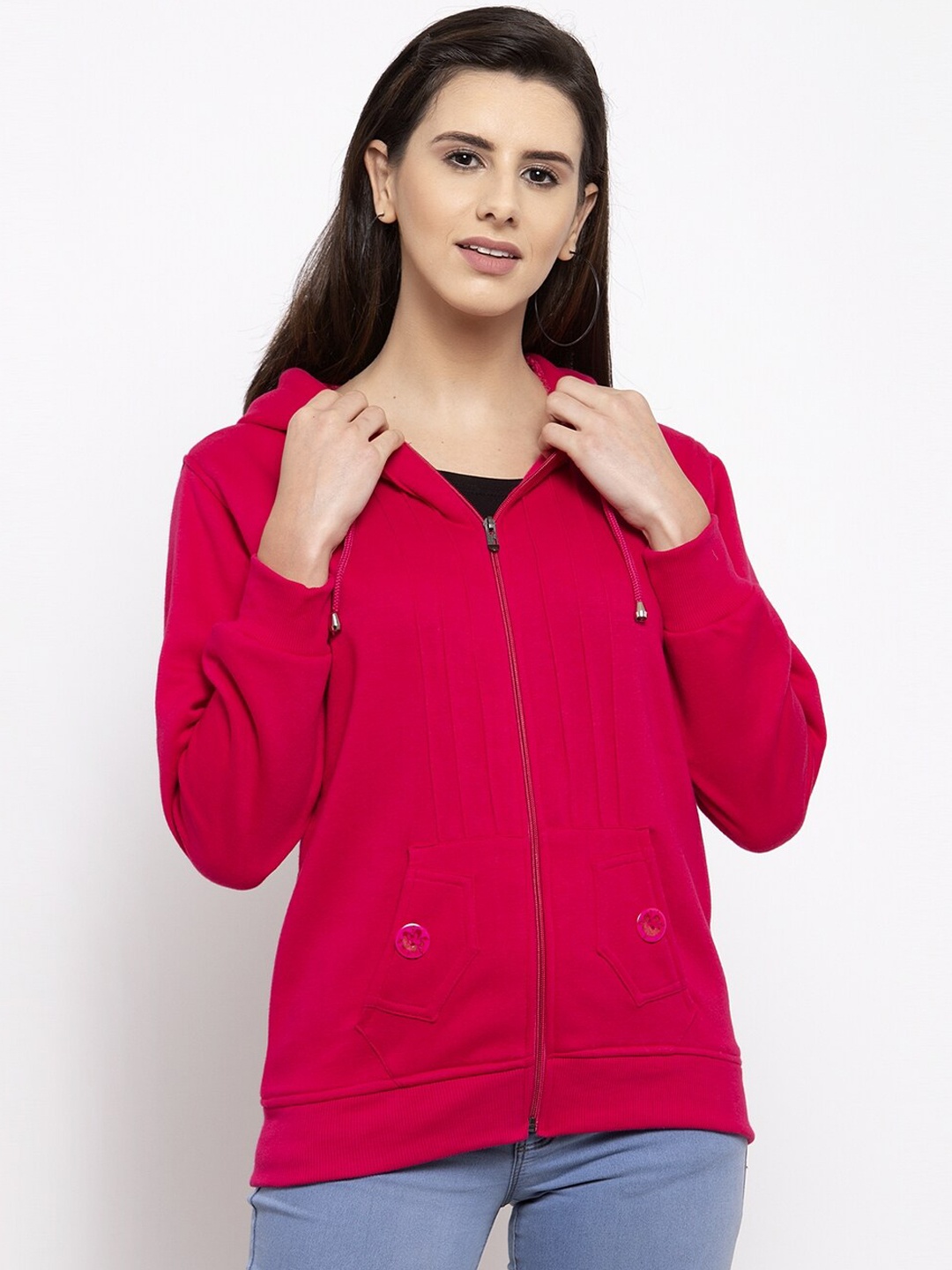 

VOXATI Women Pink Sweatshirt