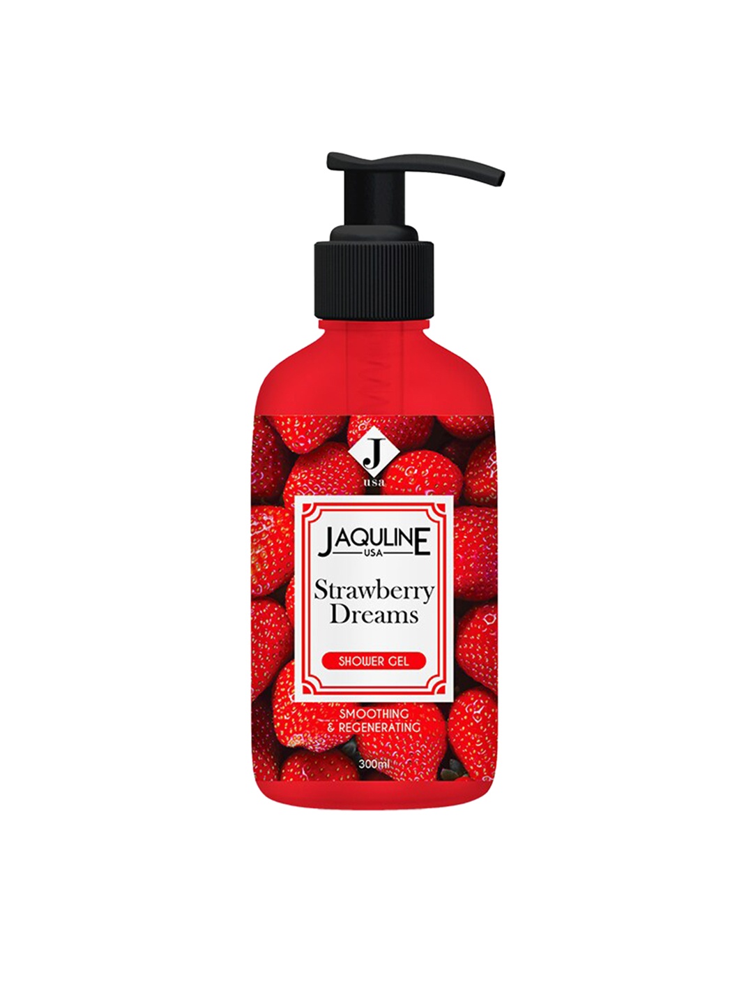 

Jaquline USA Strawberry Dreams Shower Gel - 300 ml, Pink