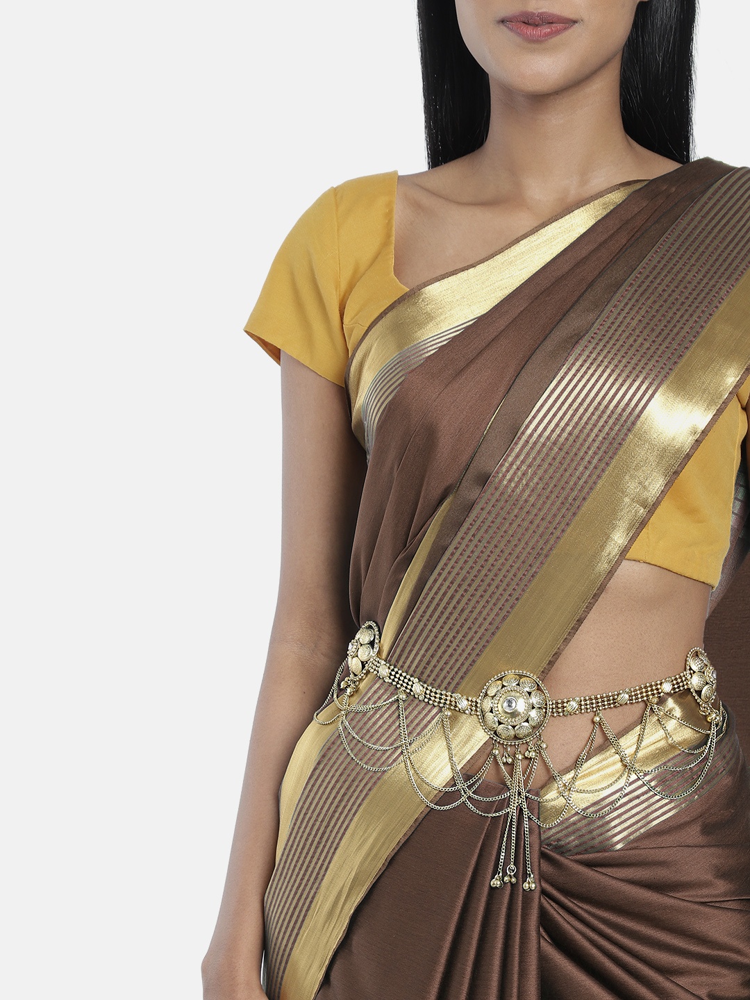 

I Jewels Gold-Plated Antique Bridal Kamarbandh