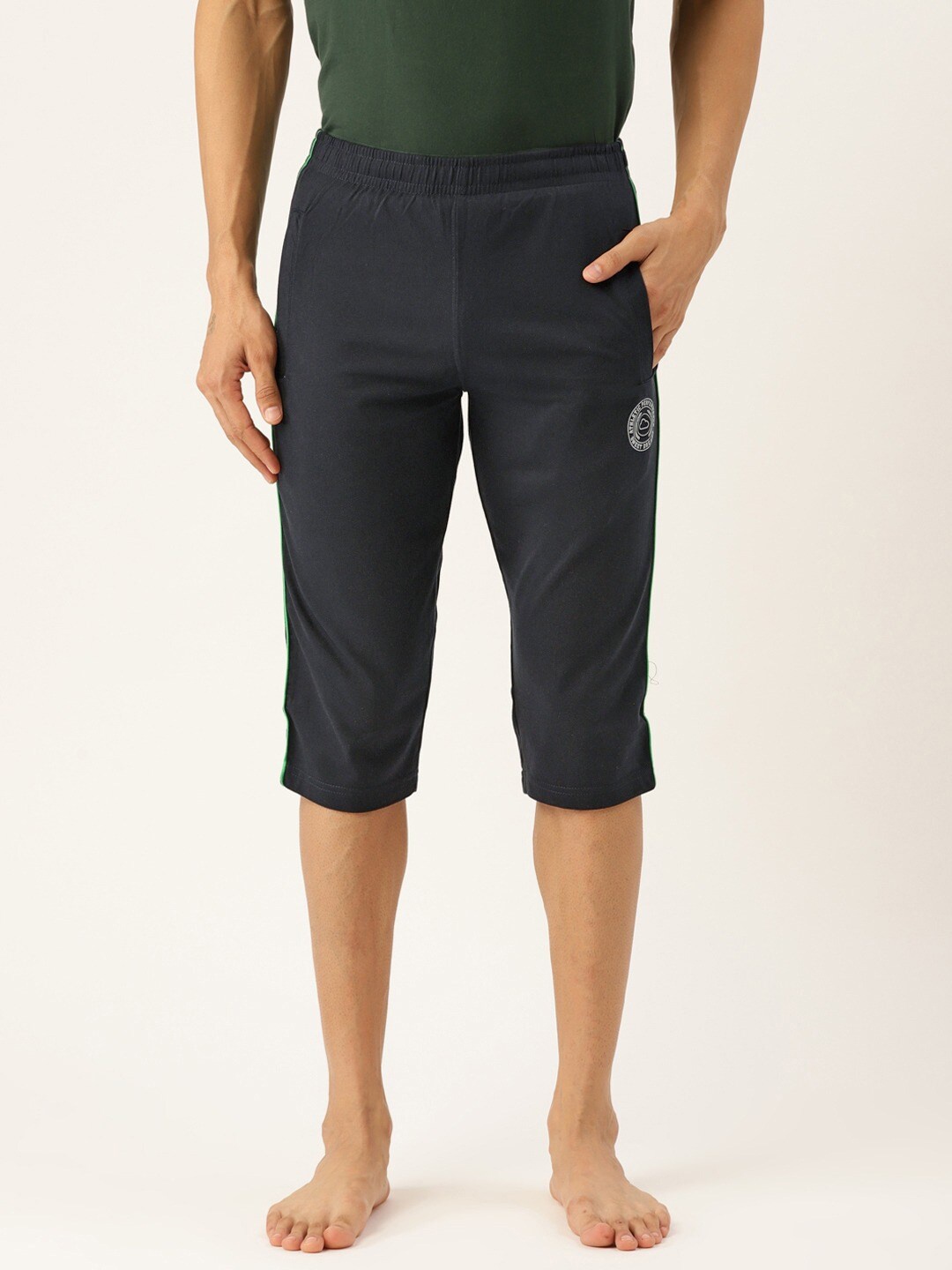 

Sweet Dreams Men Navy Blue Cotton Lounge Shorts