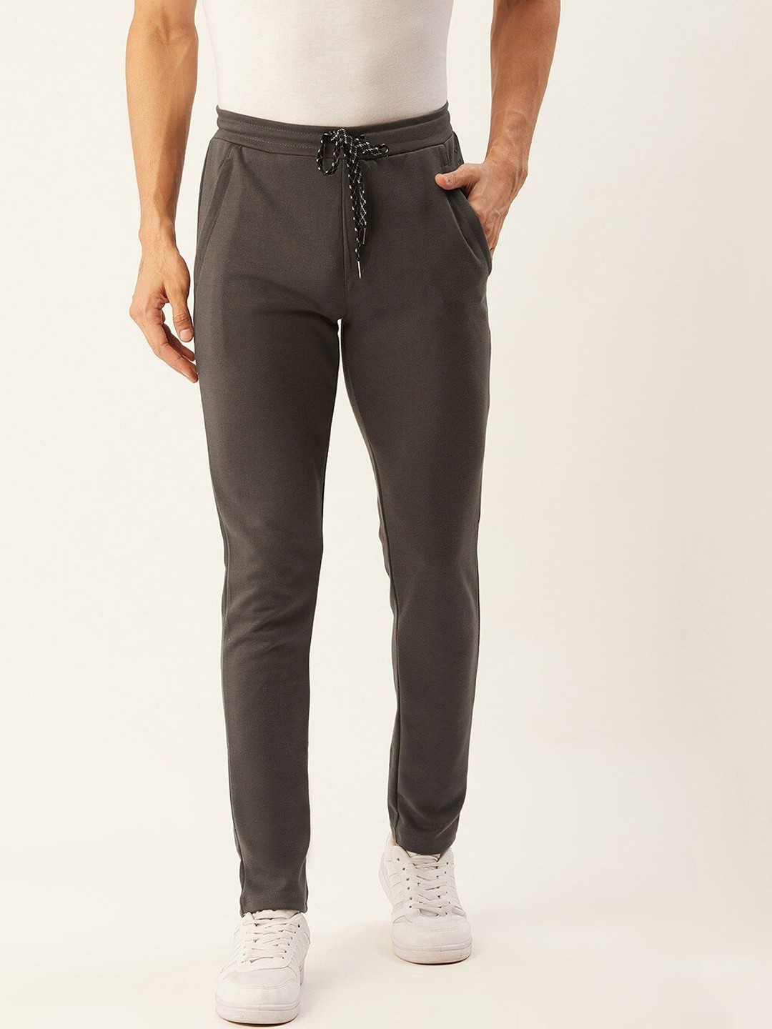 

Sweet Dreams Men Taupe Solid Lounge Pants