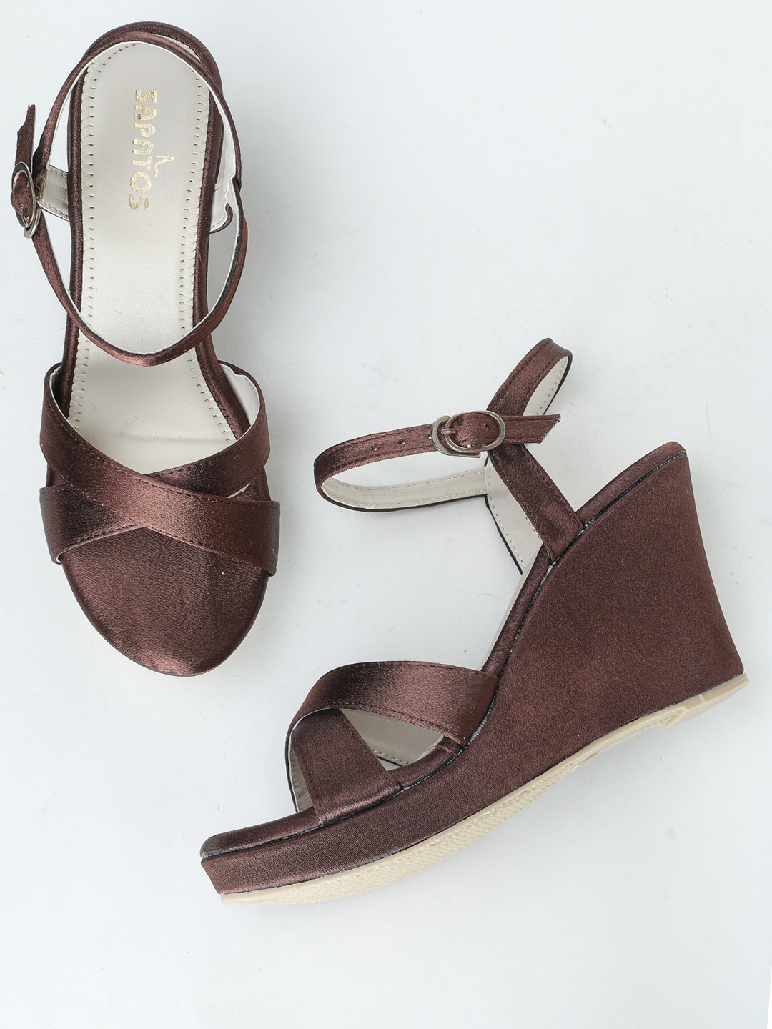 

SAPATOS Women Brown Wedge Heels