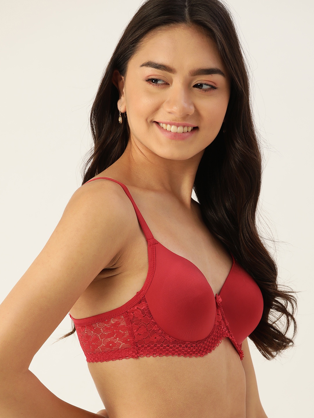 

DressBerry Maroon Underwired Lightly Padded Everyday Bra DB-FLEX-2PK-001